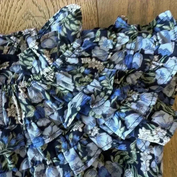 Janie and Jack Girls floral Dress Blue Size18-24 months - Picture 2 of 4